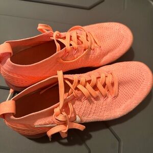 Size 9 Women Vapormax Coral Color